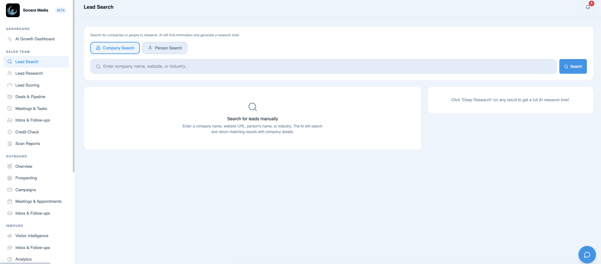 LEAD SEARCH